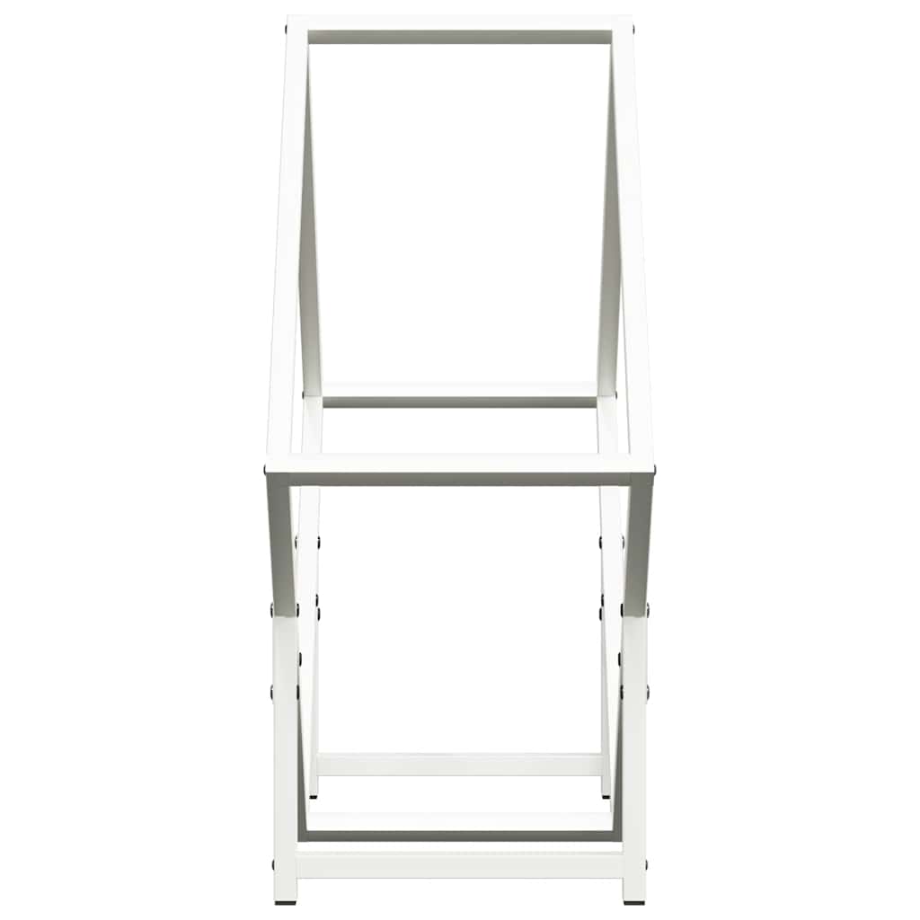 Malkų stovas Baltas 60x25x60 cm Šaltai valcuotas plienas