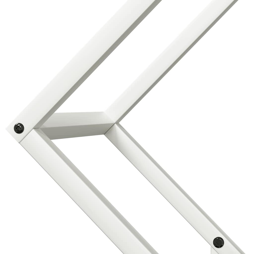 Malkų stovas Baltas 60x25x60 cm Šaltai valcuotas plienas