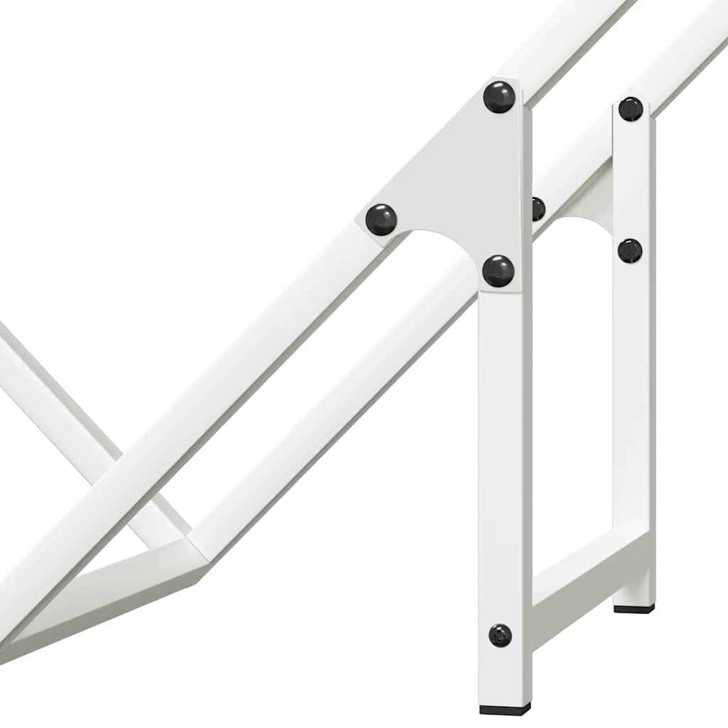 Malkų stovas Baltas 60x25x60 cm Šaltai valcuotas plienas