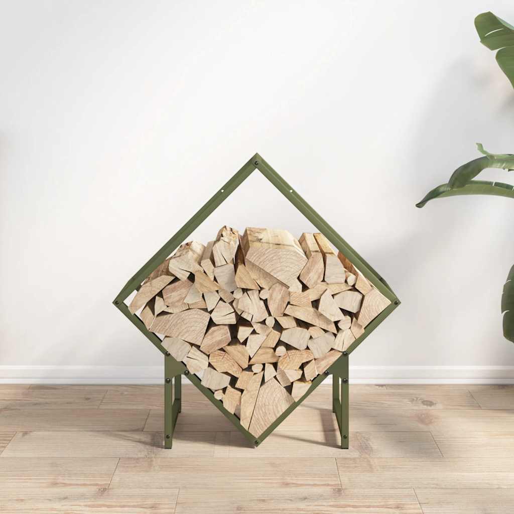 Malkų lentyna Olive Green 60x25x60 cm Šaltai valcuotas plienas