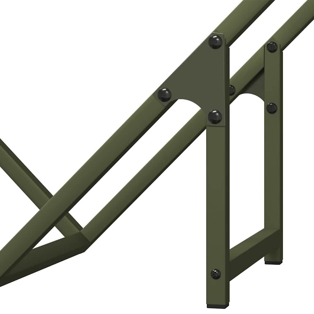 Malkų lentyna Olive Green 60x25x60 cm Šaltai valcuotas plienas