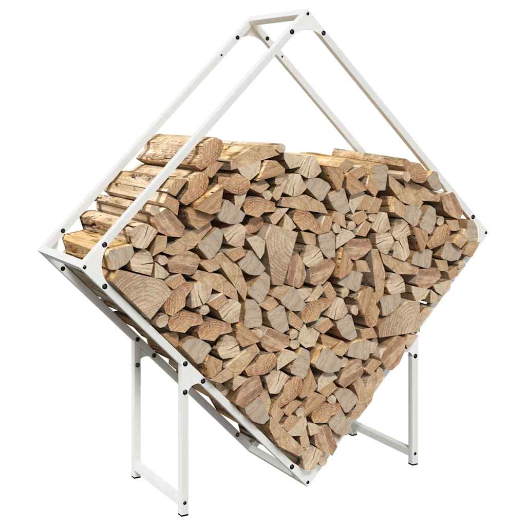 Malkų stovas Baltas 100x25x100 cm Šaltai valcuotas plienas