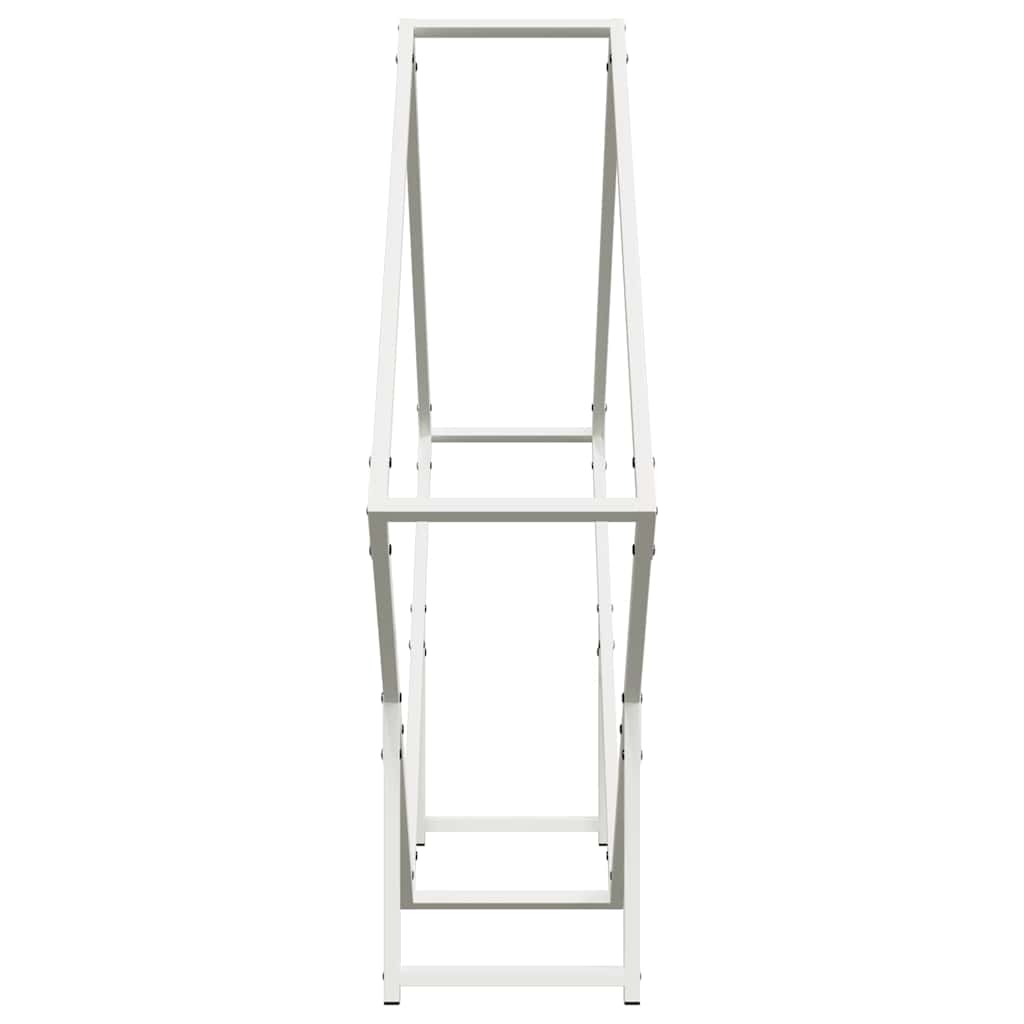 Malkų stovas Baltas 100x25x100 cm Šaltai valcuotas plienas