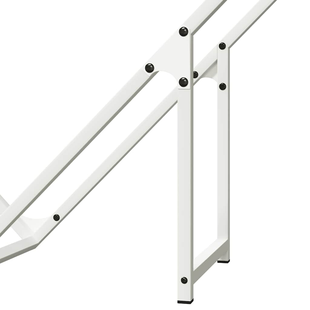 Malkų stovas Baltas 100x25x100 cm Šaltai valcuotas plienas