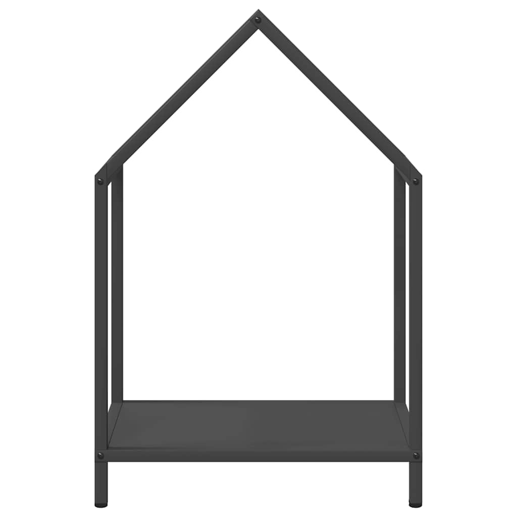 Malkų lentyna, juoda, 40x25x60 cm, šaltai valcuotas plienas