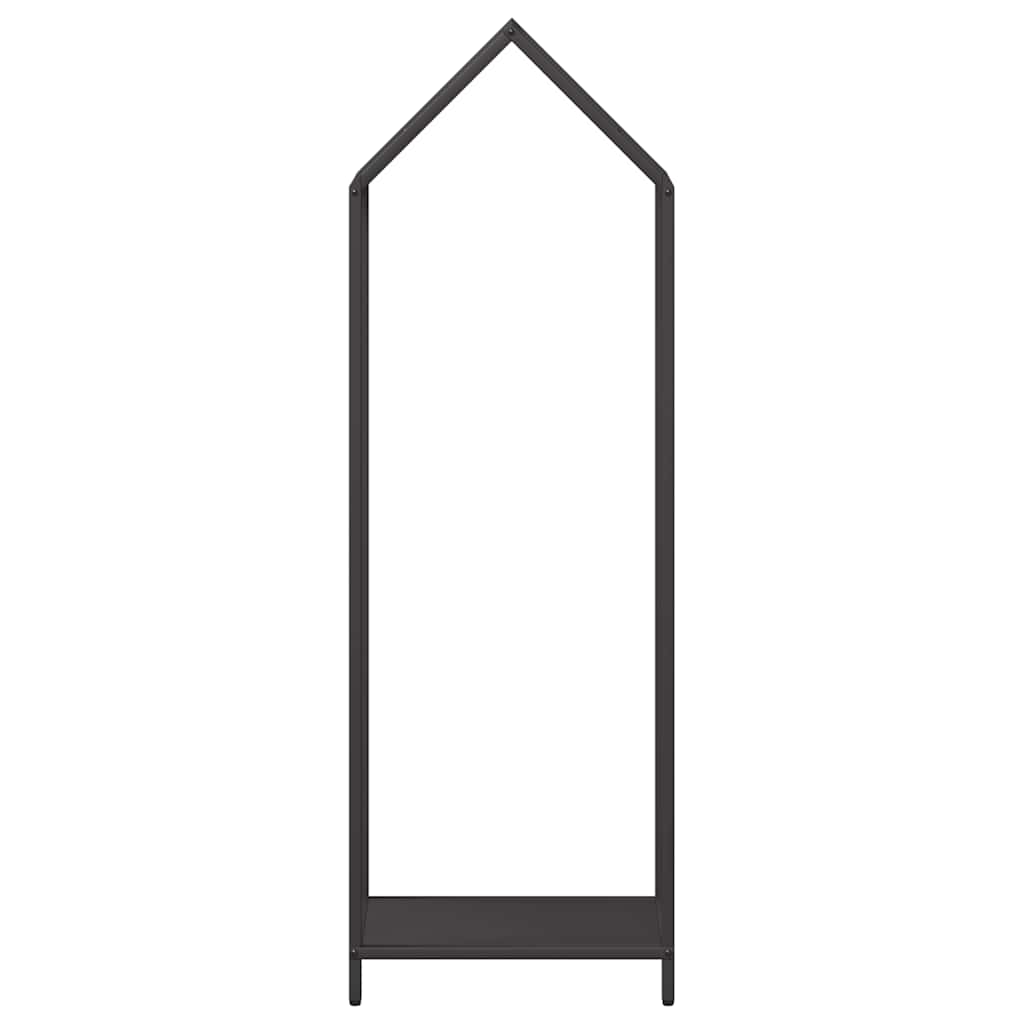 Malkų lentyna Juoda 40x25x120 cm Šaltai valcuotas plienas