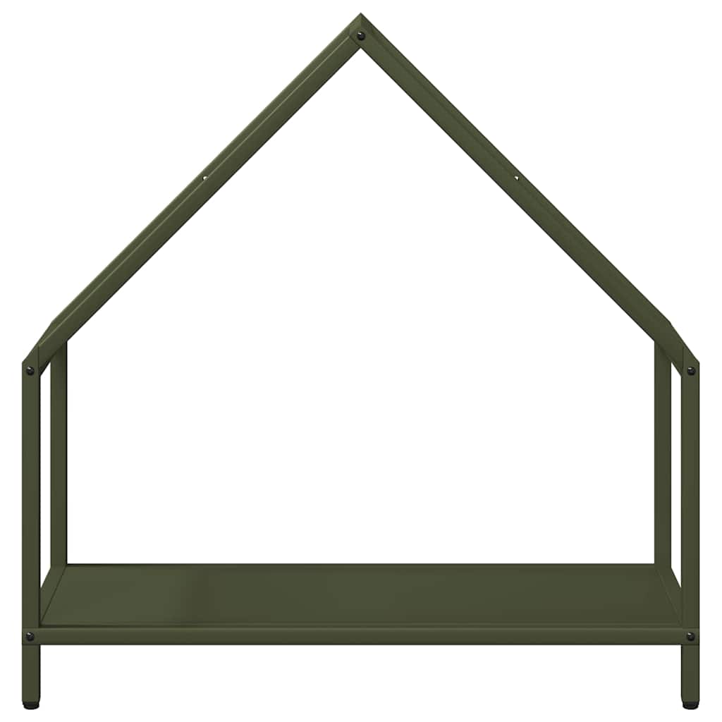 Malkų lentyna Olive Green 60x25x60 cm Šaltai valcuotas plienas