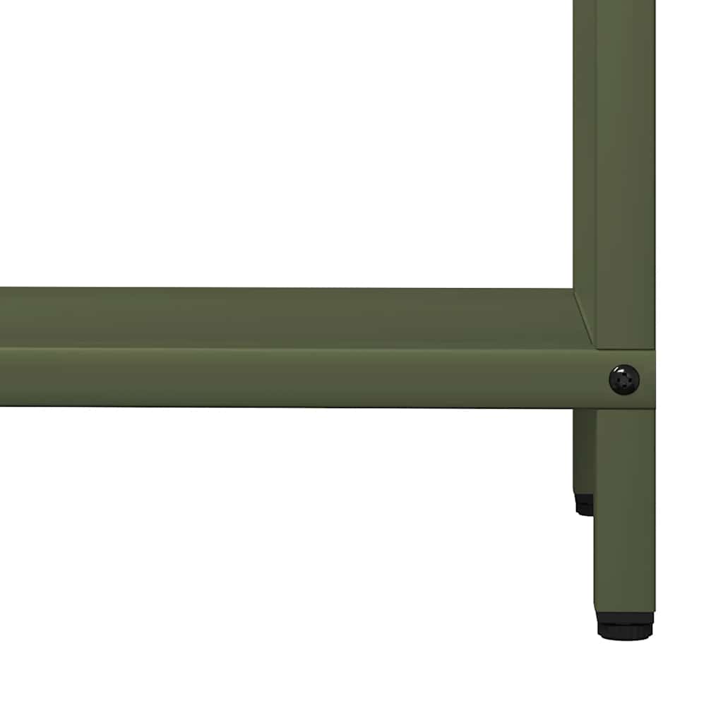 Malkų lentyna Olive Green 60x25x60 cm Šaltai valcuotas plienas