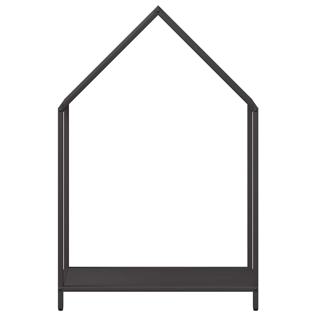 Malkų lentyna, juoda, 60x25x90 cm, šaltai valcuotas plienas