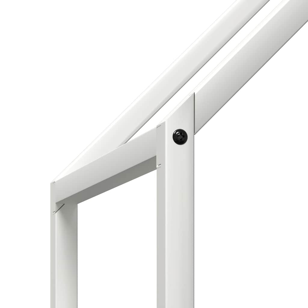 Malkų lentyna, baltas, 60x25x90 cm, šaltai valcuotas plienas