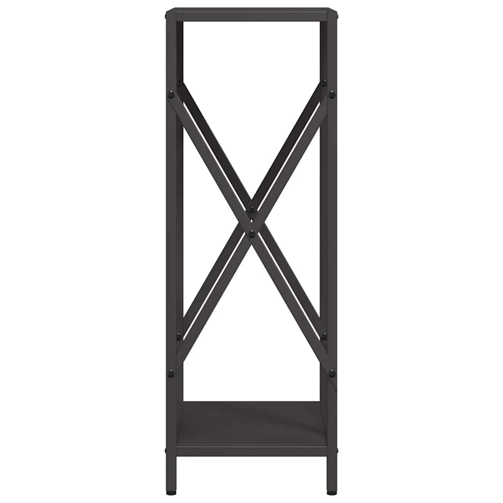 Malkų lentyna Juoda 34x25x70 cm Šaltai valcuotas plienas