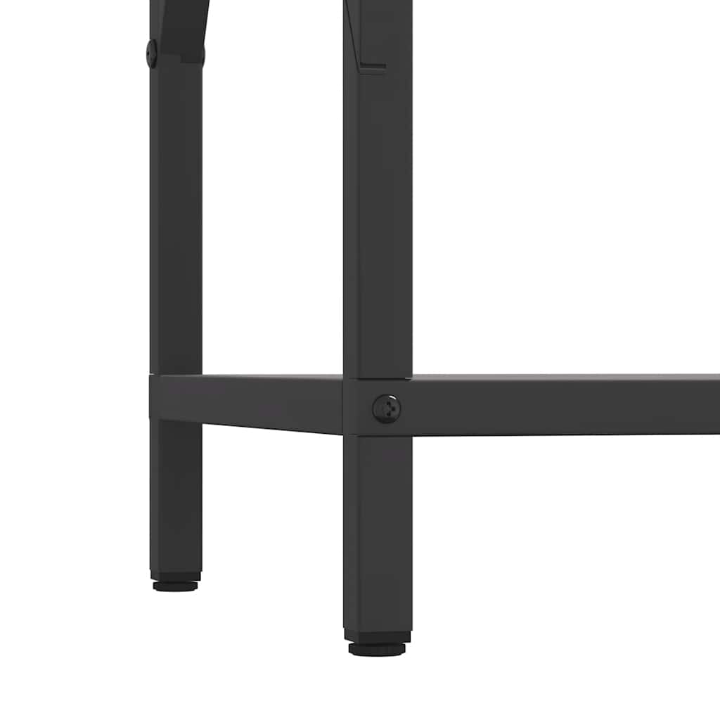 Malkų lentyna Juoda 34x25x70 cm Šaltai valcuotas plienas
