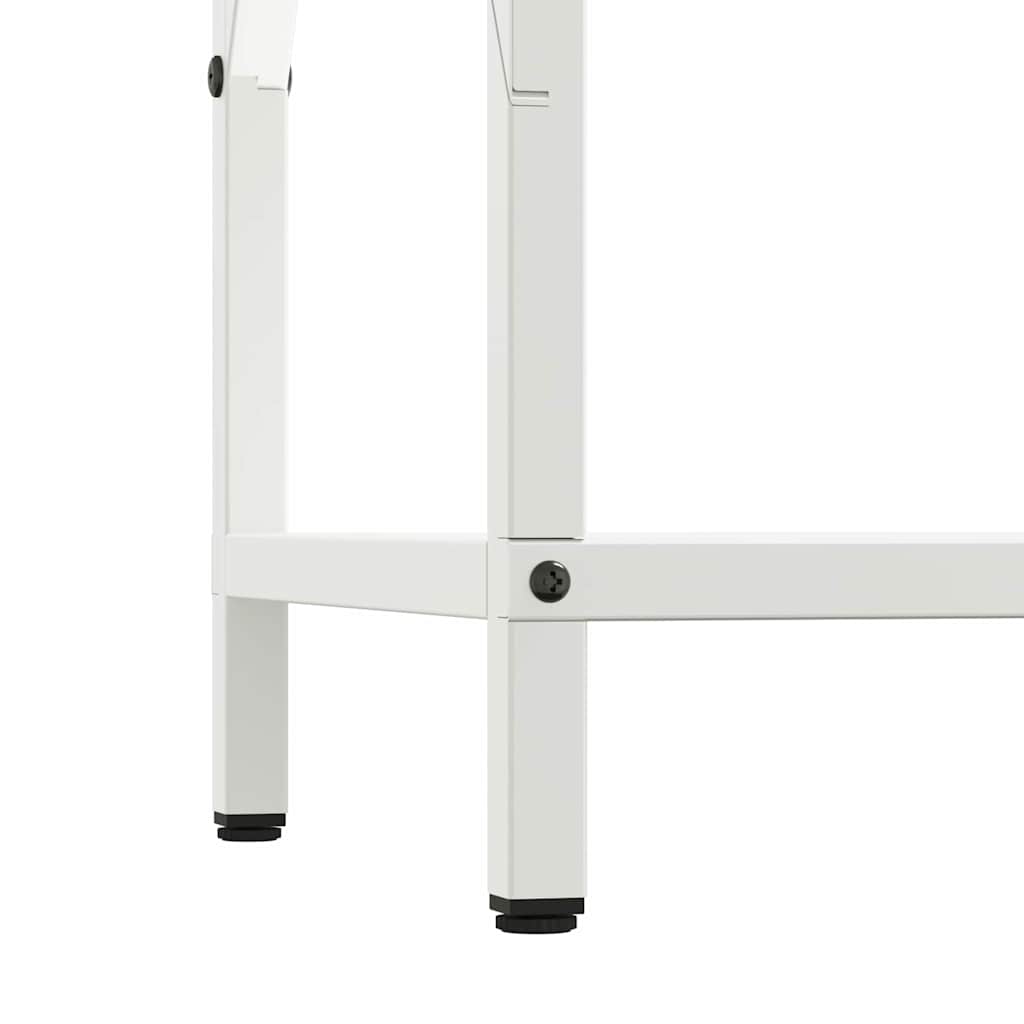 Malkų stovas Baltas 34x25x70 cm Šaltai valcuotas plienas
