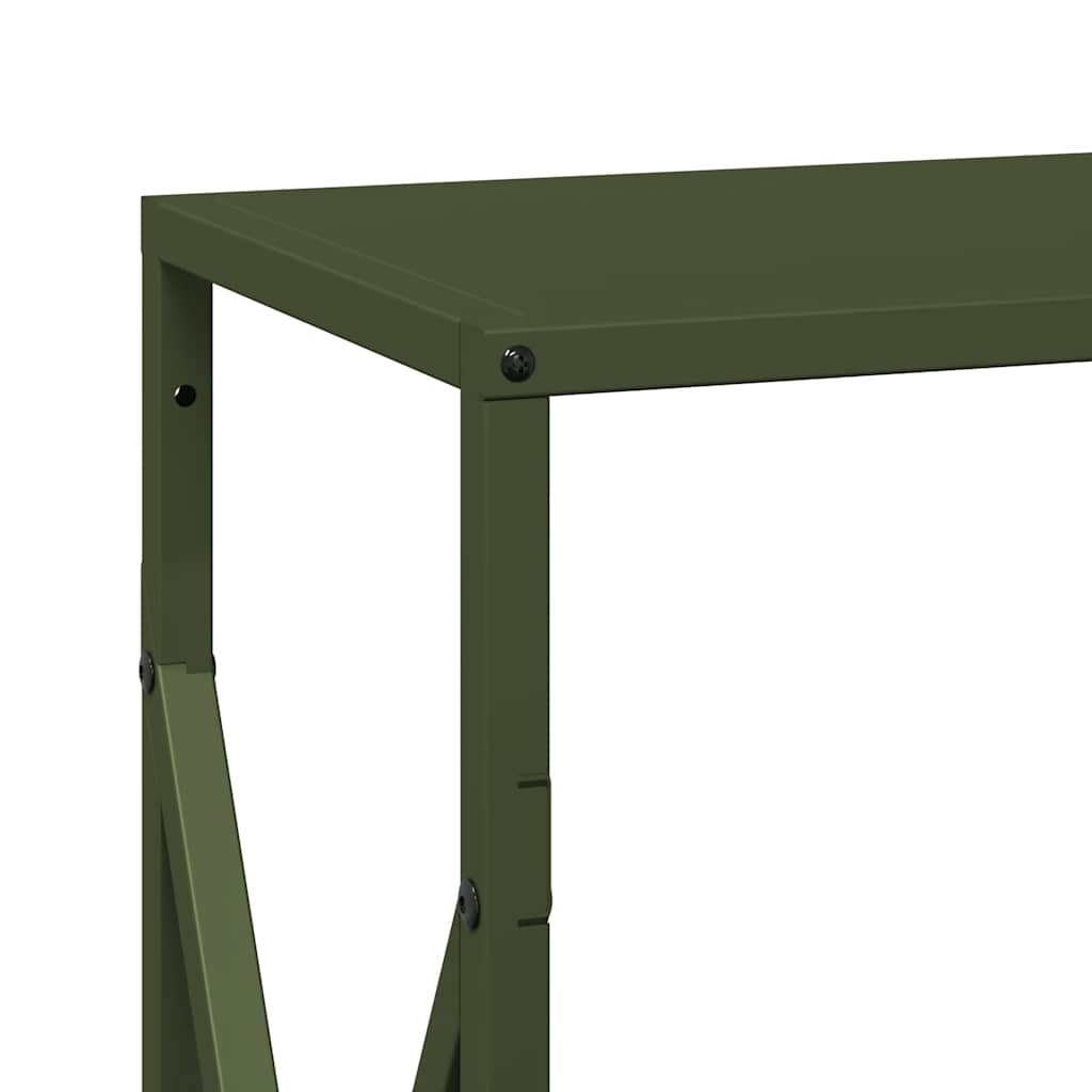 Malkų lentyna Olive Green 34x25x70 cm Šaltai valcuotas plienas