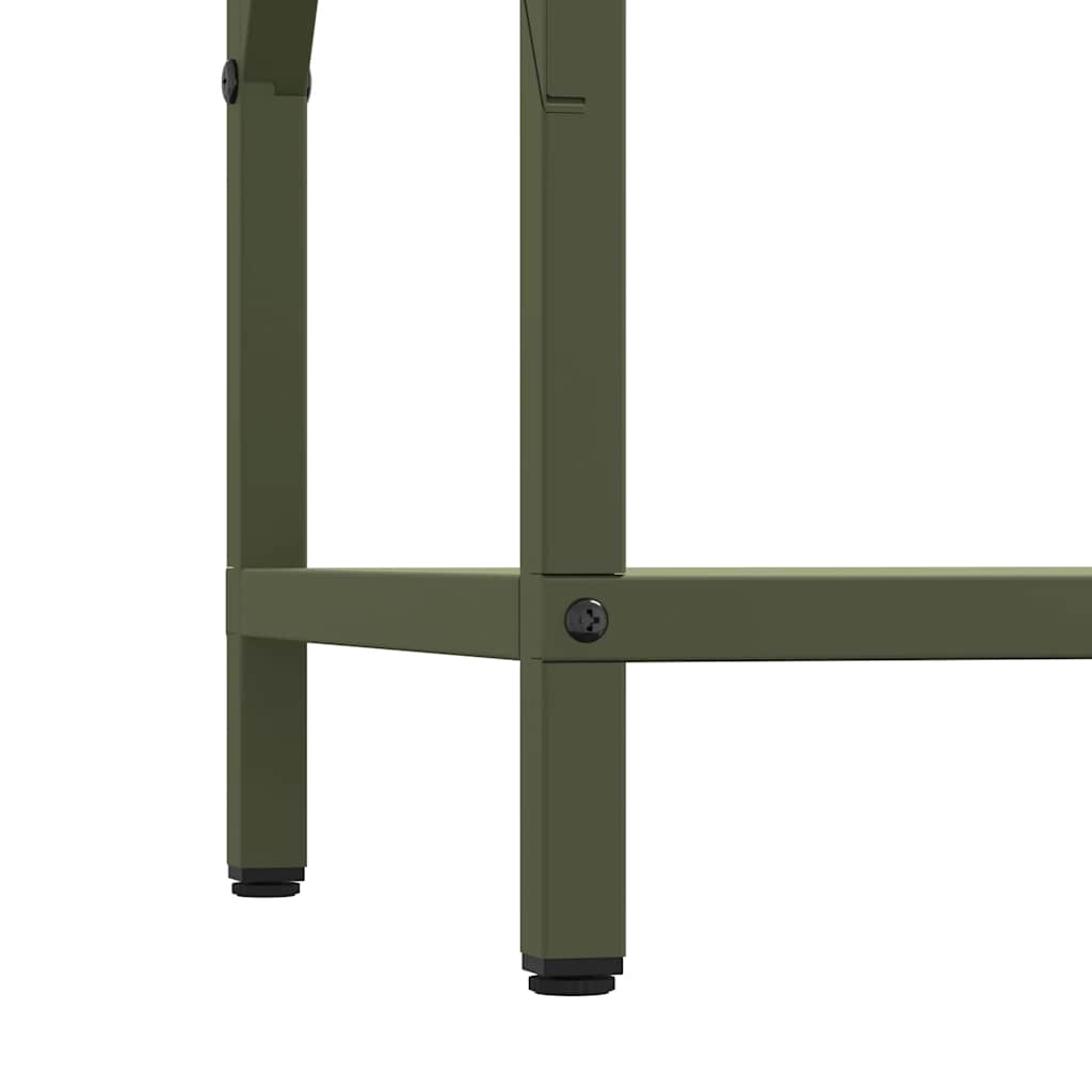 Malkų lentyna Olive Green 34x25x70 cm Šaltai valcuotas plienas