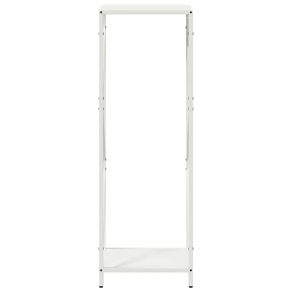 Malkų lentyna Balta 34x25x100 cm Šaltai valcuotas plienas