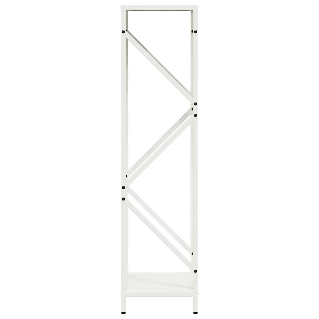 Malkų lentyna Balta 34x25x100 cm Šaltai valcuotas plienas