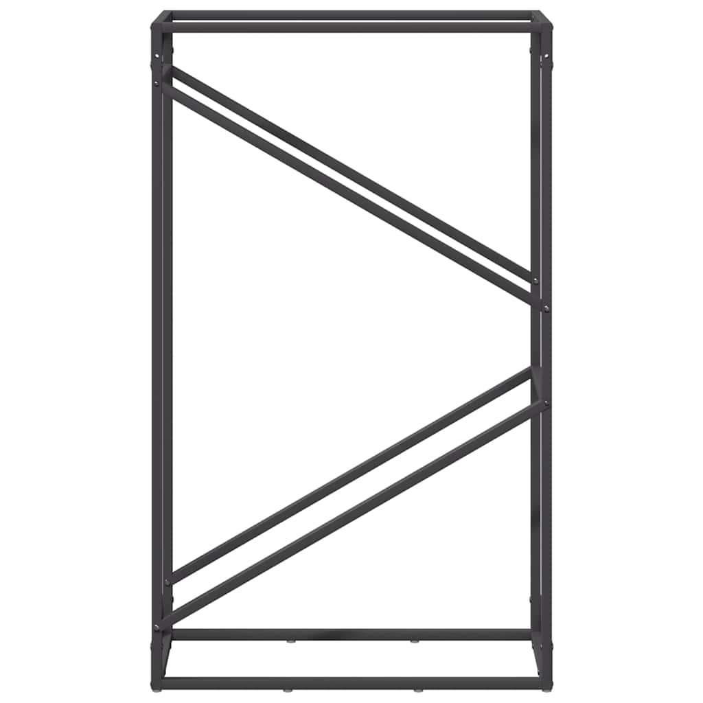 Malkų lentyna, juoda, 60x25x100 cm, šaltai valcuotas plienas