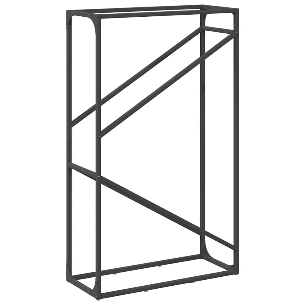 Malkų lentyna, juoda, 60x25x100 cm, šaltai valcuotas plienas