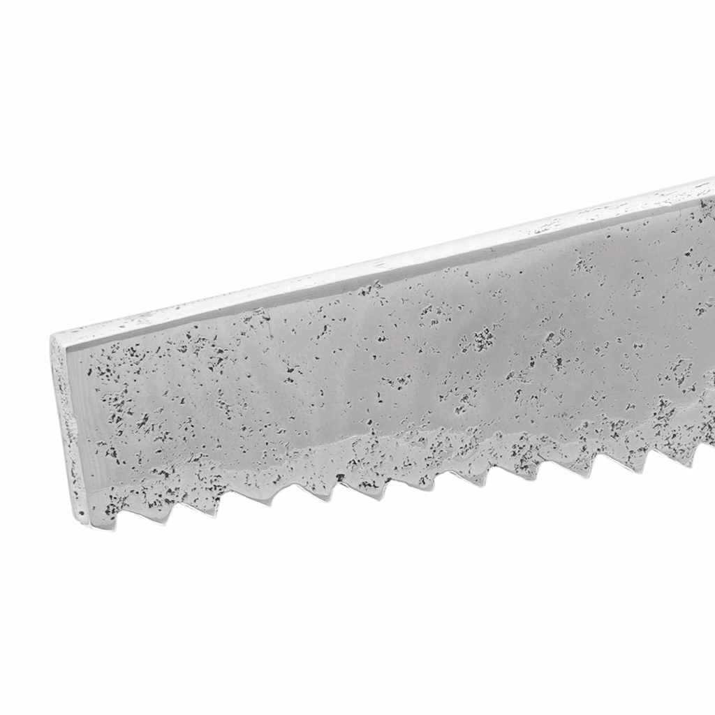 Knygų atramos 2 vnt Sidabrinė 11x14x17,5 cm Aliuminio pjūklas