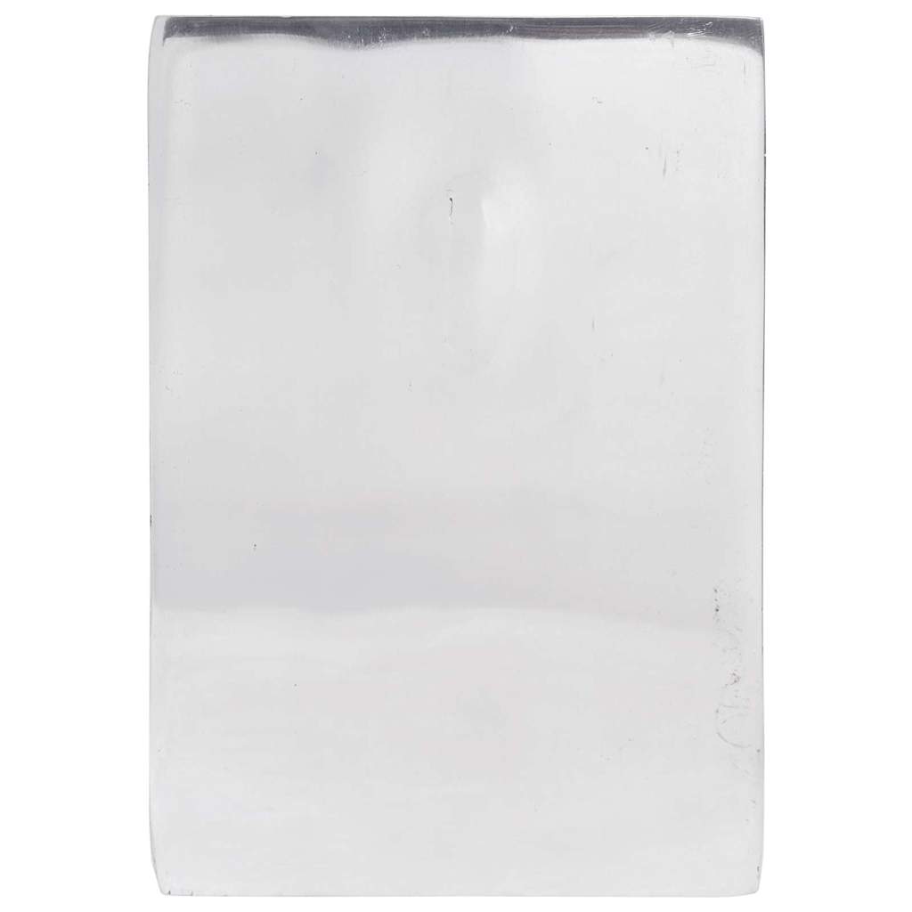 Knygų atramos 2 vnt Sidabrinė 11x14x17,5 cm Aliuminio pjūklas