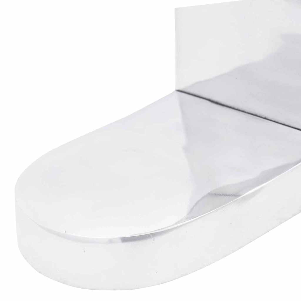 Knygų atramos 2 vnt Sidabrinė 17x15x27 cm Aliuminis Bull