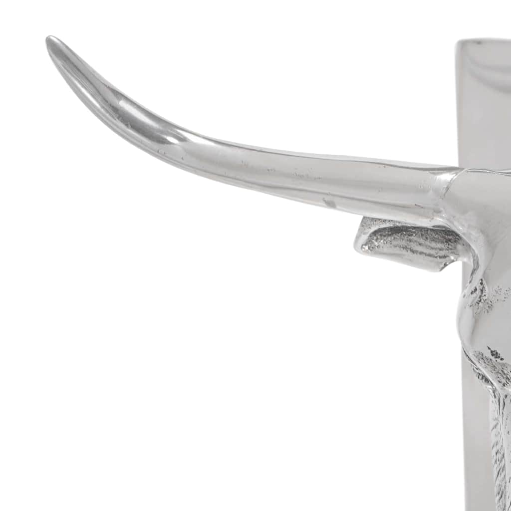 Knygų atramos 2 vnt Sidabrinė 21,5x15,5x20 cm Aliuminis Buliai