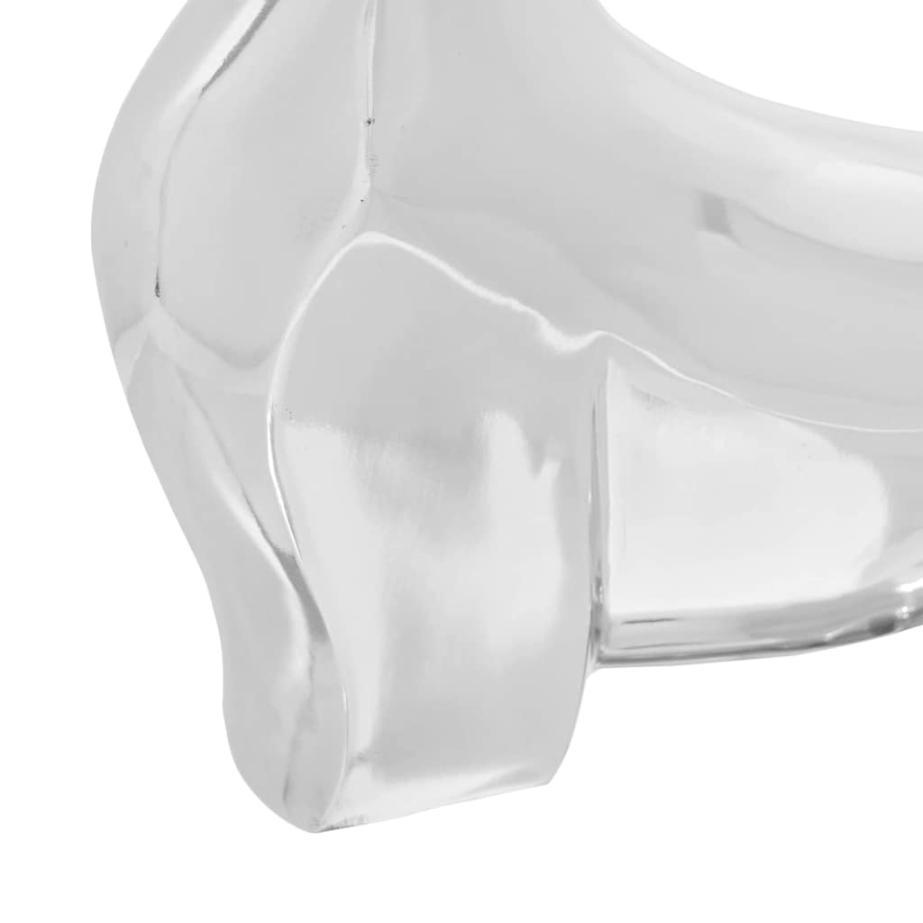 Bulių Skulptūra Sidabrinė 37x44x17 cm Aliuminis