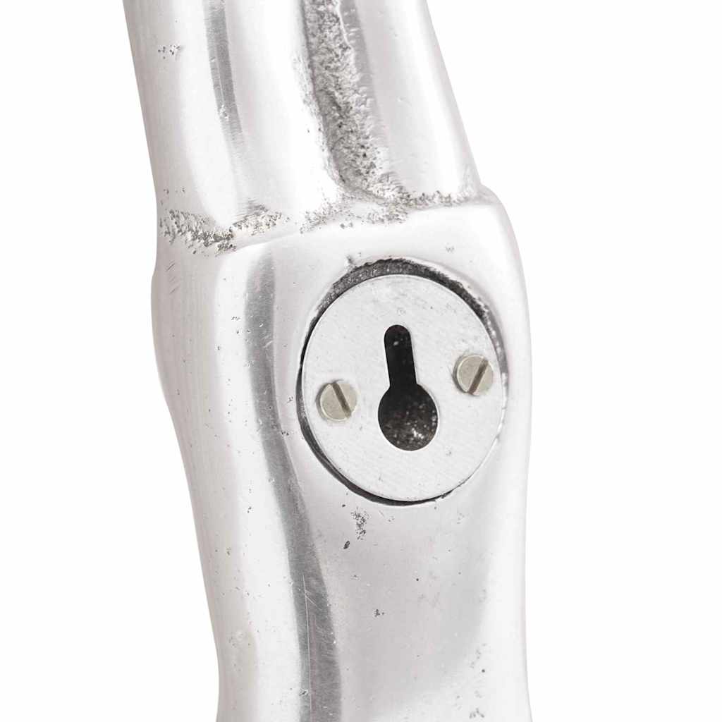 Skulptūra Sidabrinė 22x8x25 cm Aliuminio Krentantis Vyras