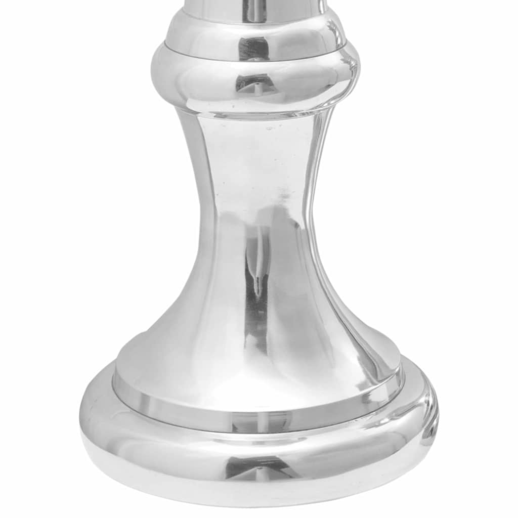 Šachmatų skulptūros 2 vnt Sidabro Aliuminio