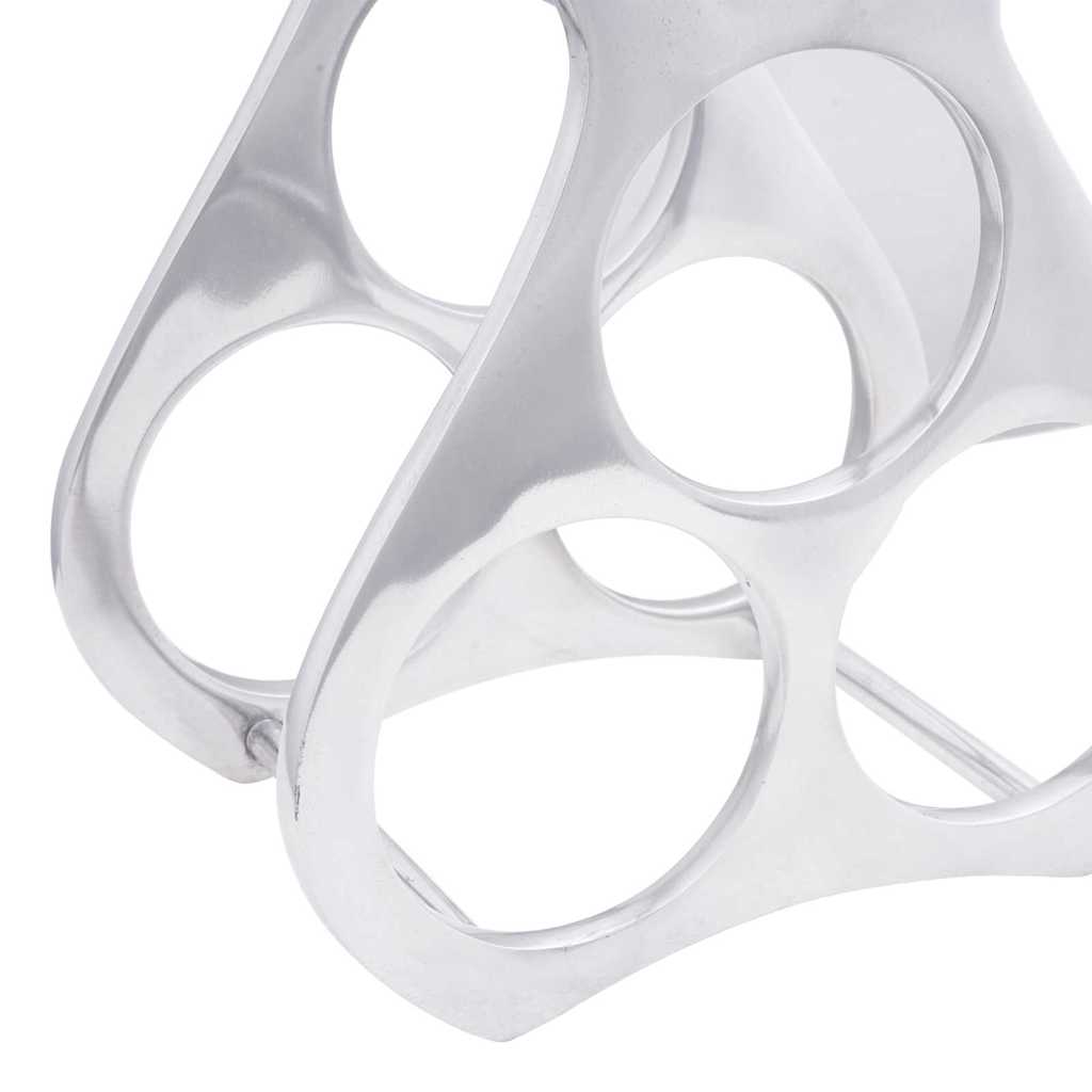 Vyno stovas Sidabro 23 x 14 x 28 cm Aliuminis