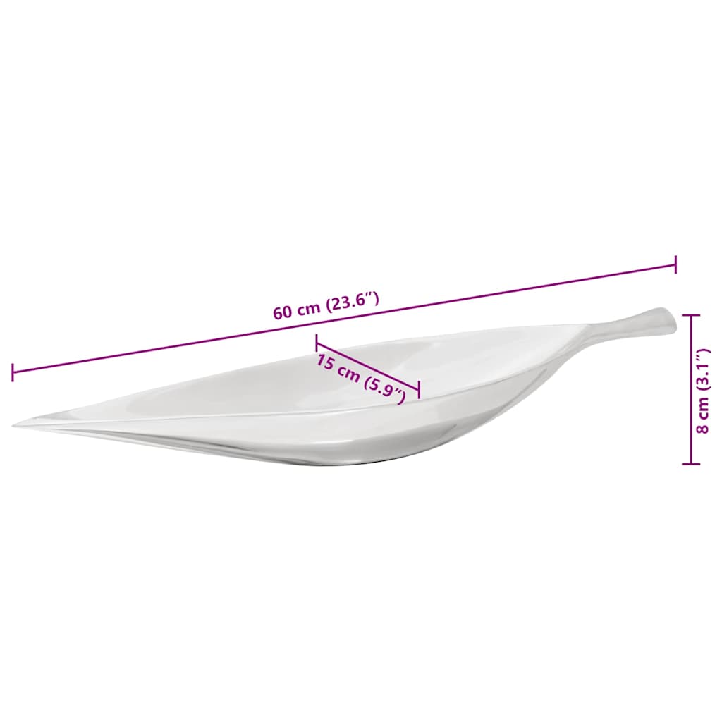 Vaisių krepšys Sidabro 60 x 15 x 8 cm Aliuminis