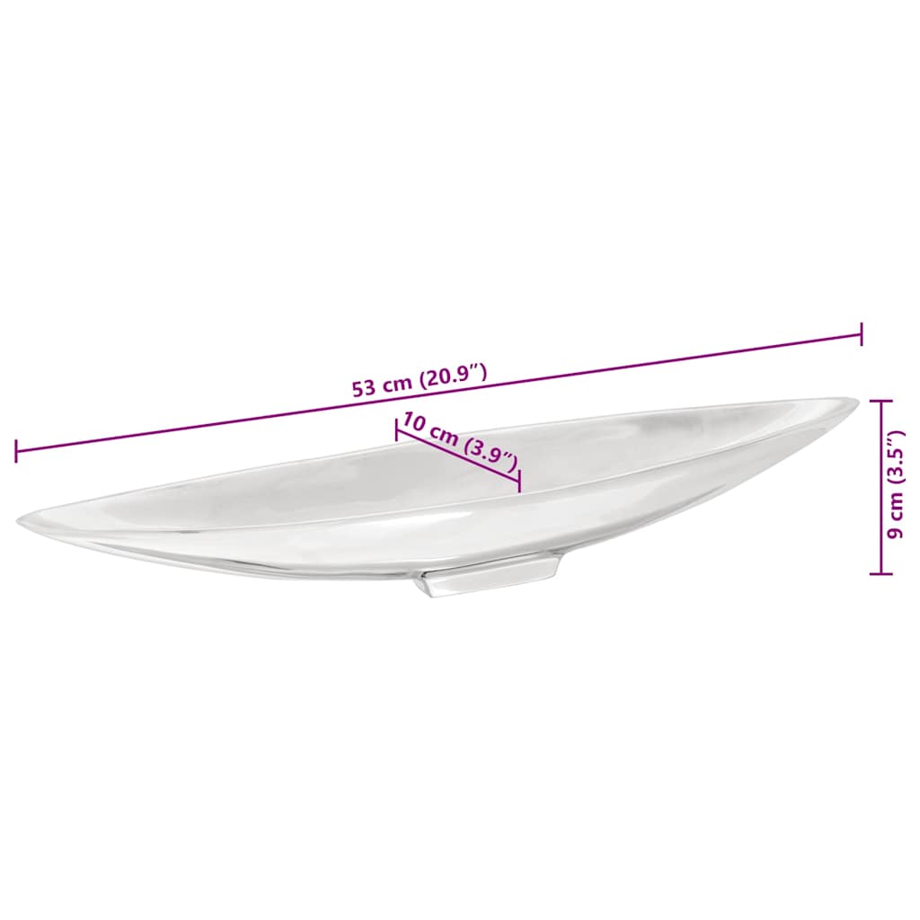 Vaisių krepšys Sidabro 54 x 9 x 10 cm Aliuminis