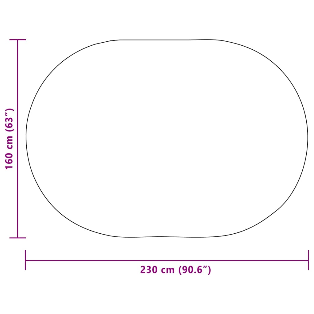 Kilimas Ruda 160 x 230 cm PP