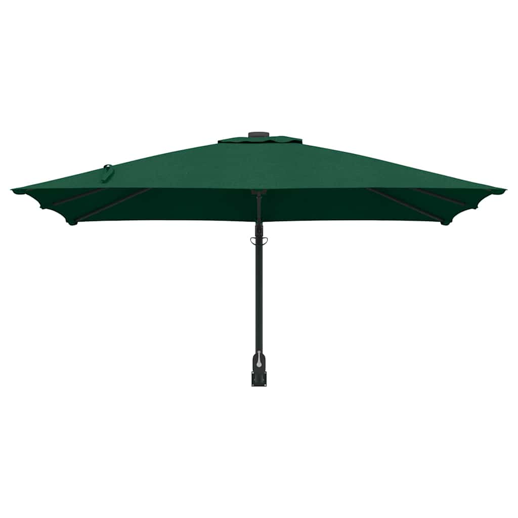 Kiemo Skėtys Žalia Poliesteris 300 cm x 300 cm Sulankstomas