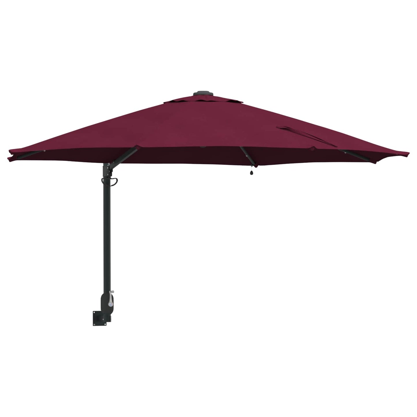 Sodo skėtis Bordo raudona 248 x 248 x 148 cm