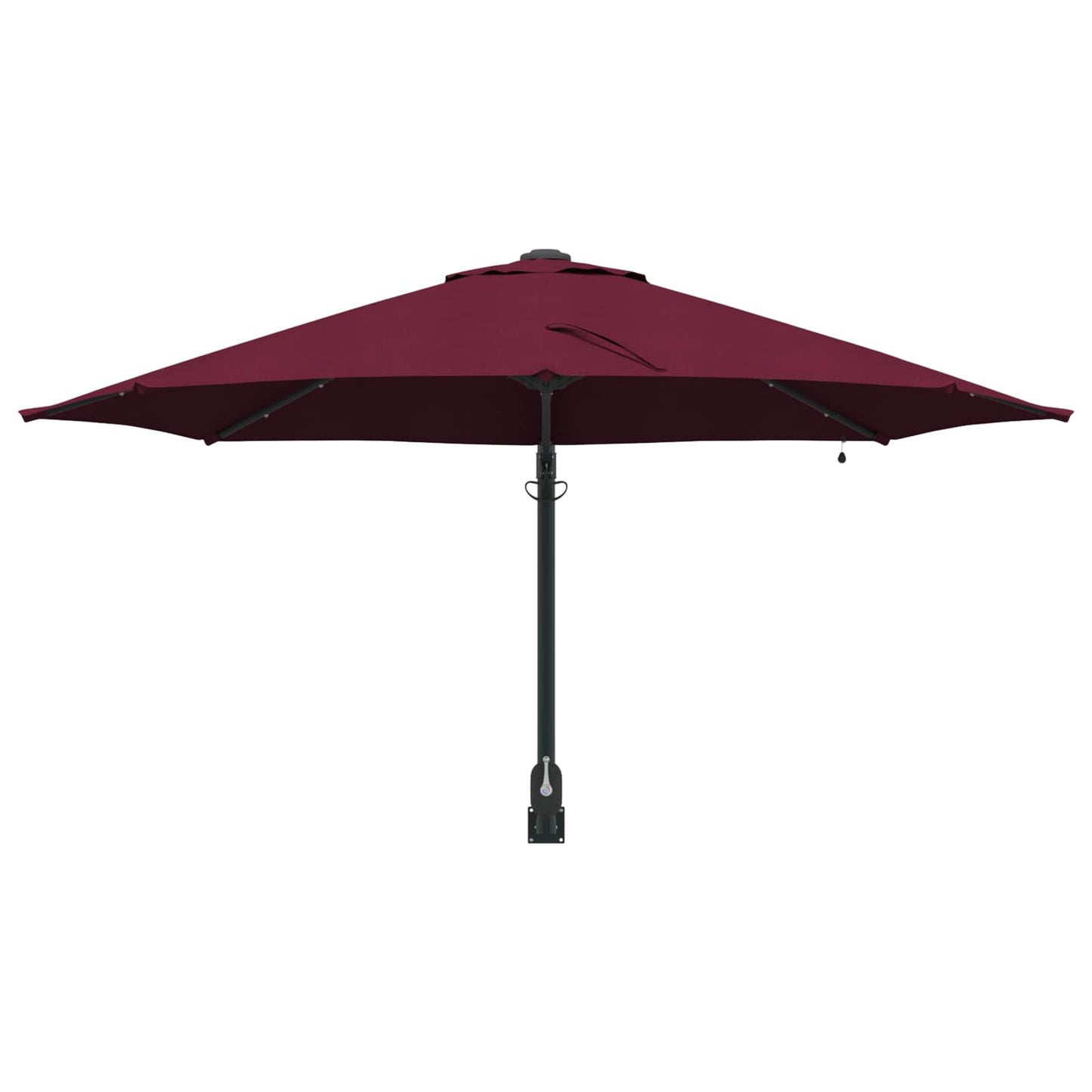 Sodo skėtis Bordo raudona 248 x 248 x 148 cm