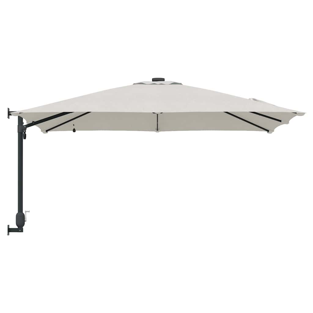 Sodo skėtis Smėlio 248.5 x 247.5 x 160 cm audinys