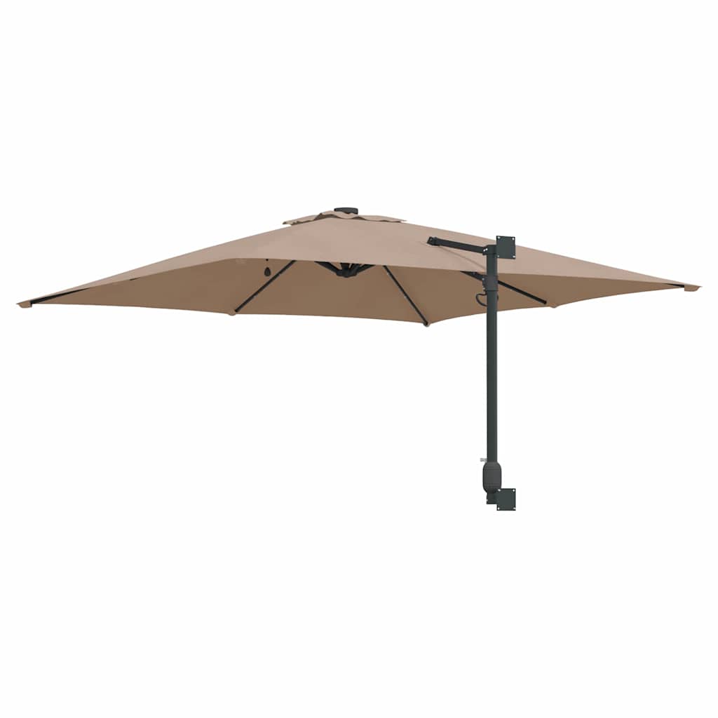 Sodo skėtis Taupe 248.5 x 247.5 x 160 cm audinys
