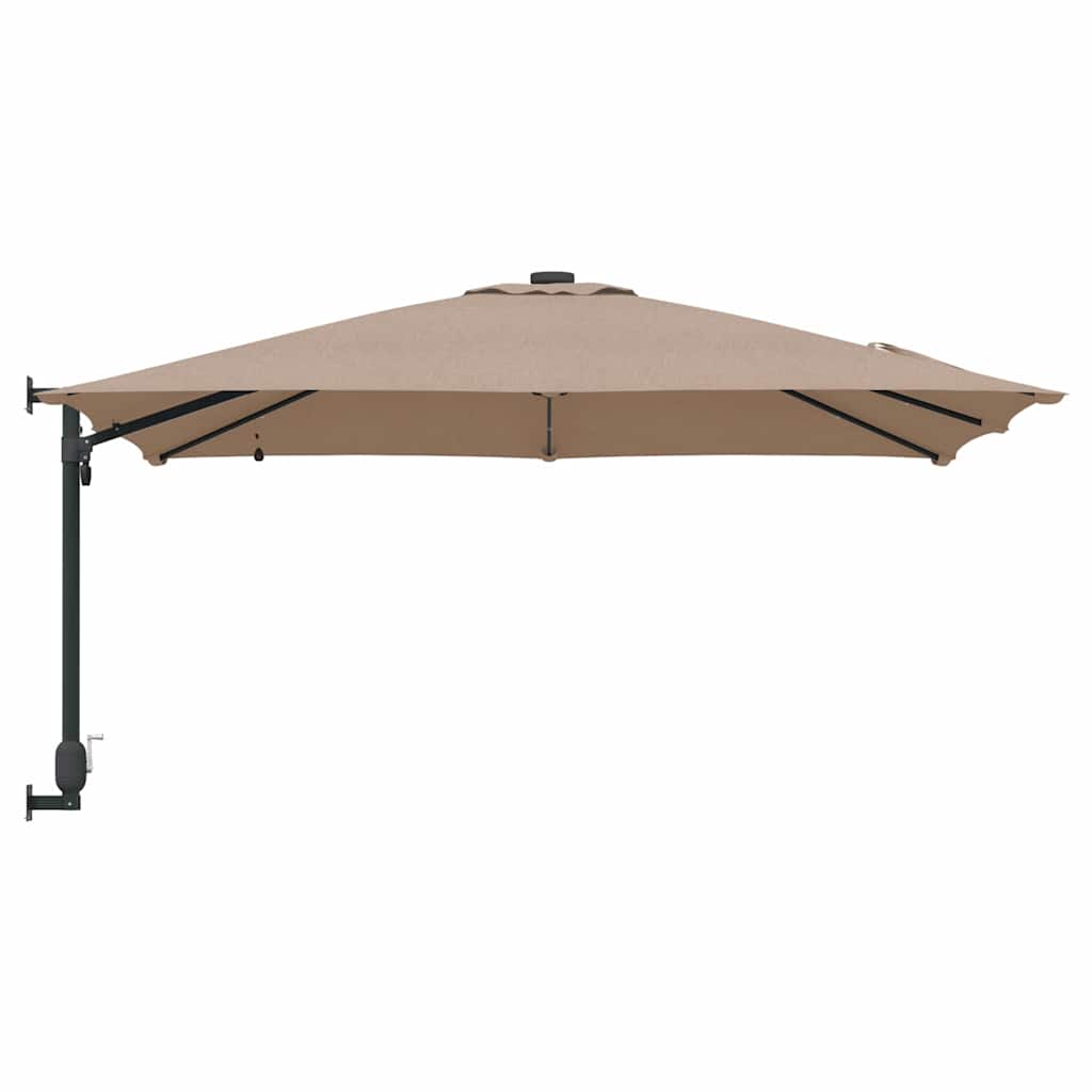 Sodo skėtis Taupe 248.5 x 247.5 x 160 cm audinys