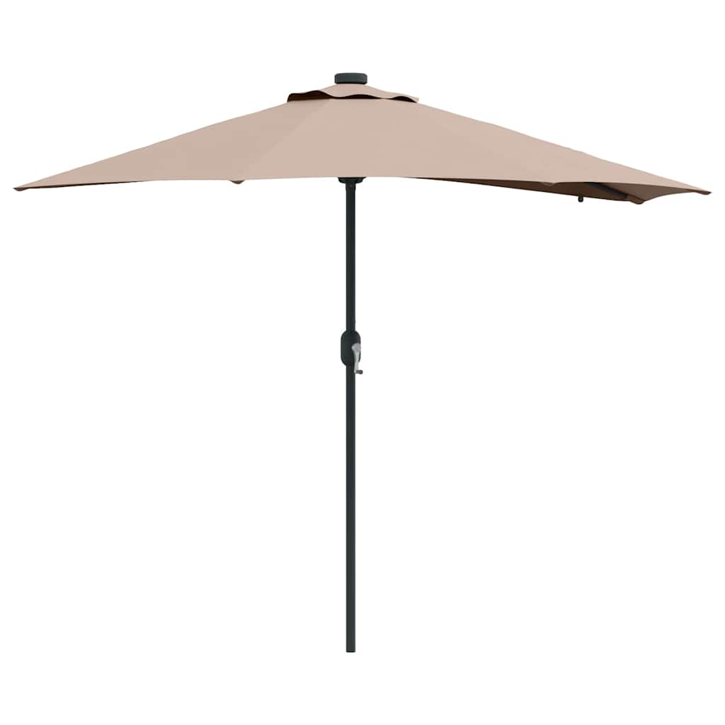 Sodo skėtis Taupe 294 x 150 x 223 cm audinys