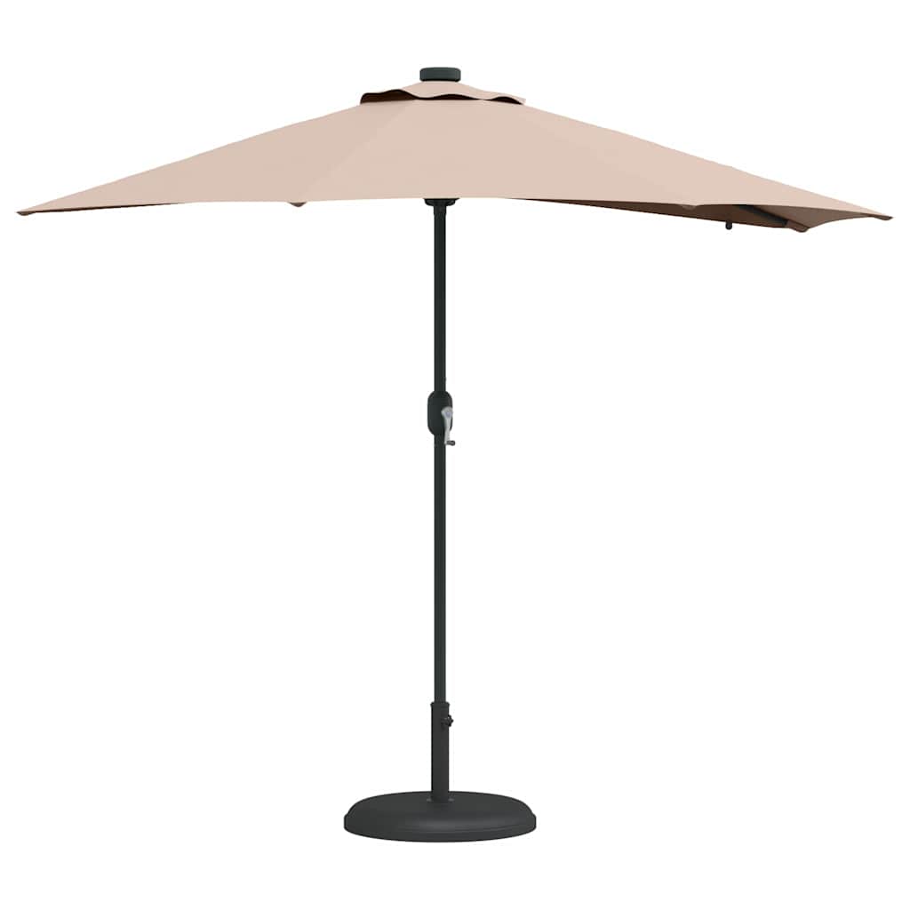 Sodo skėtis Taupe 294 x 150 x 223 cm audinys