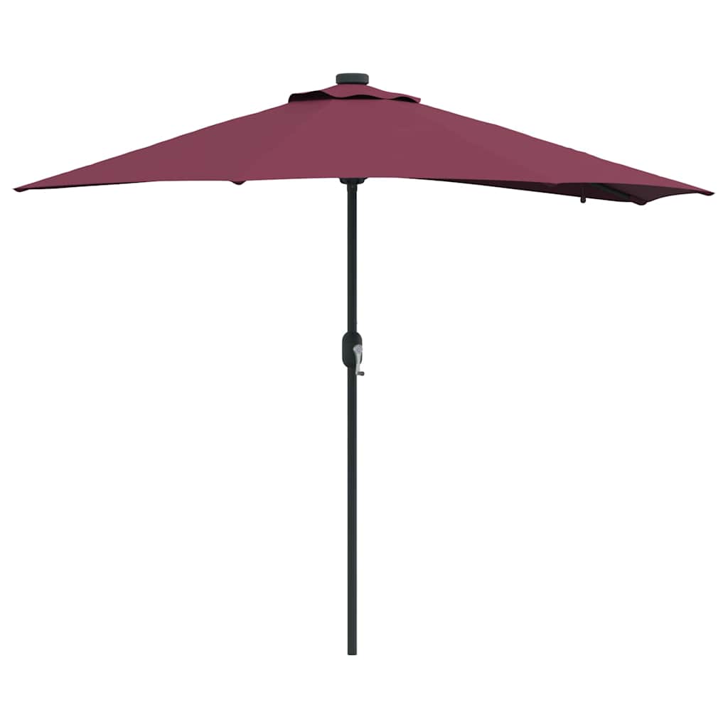 Sodo skėtis Bordo raudona 294 x 150 x 223 cm