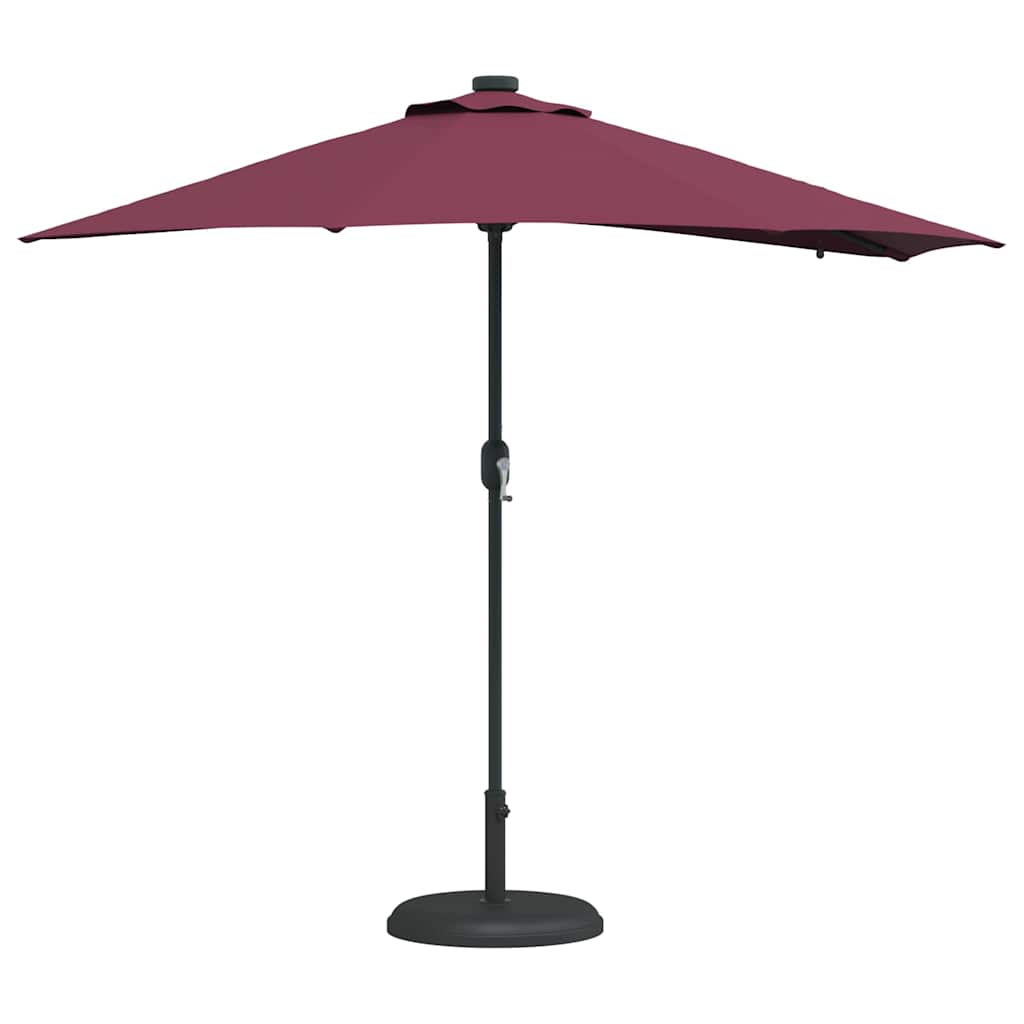 Sodo skėtis Bordo raudona 294 x 150 x 223 cm