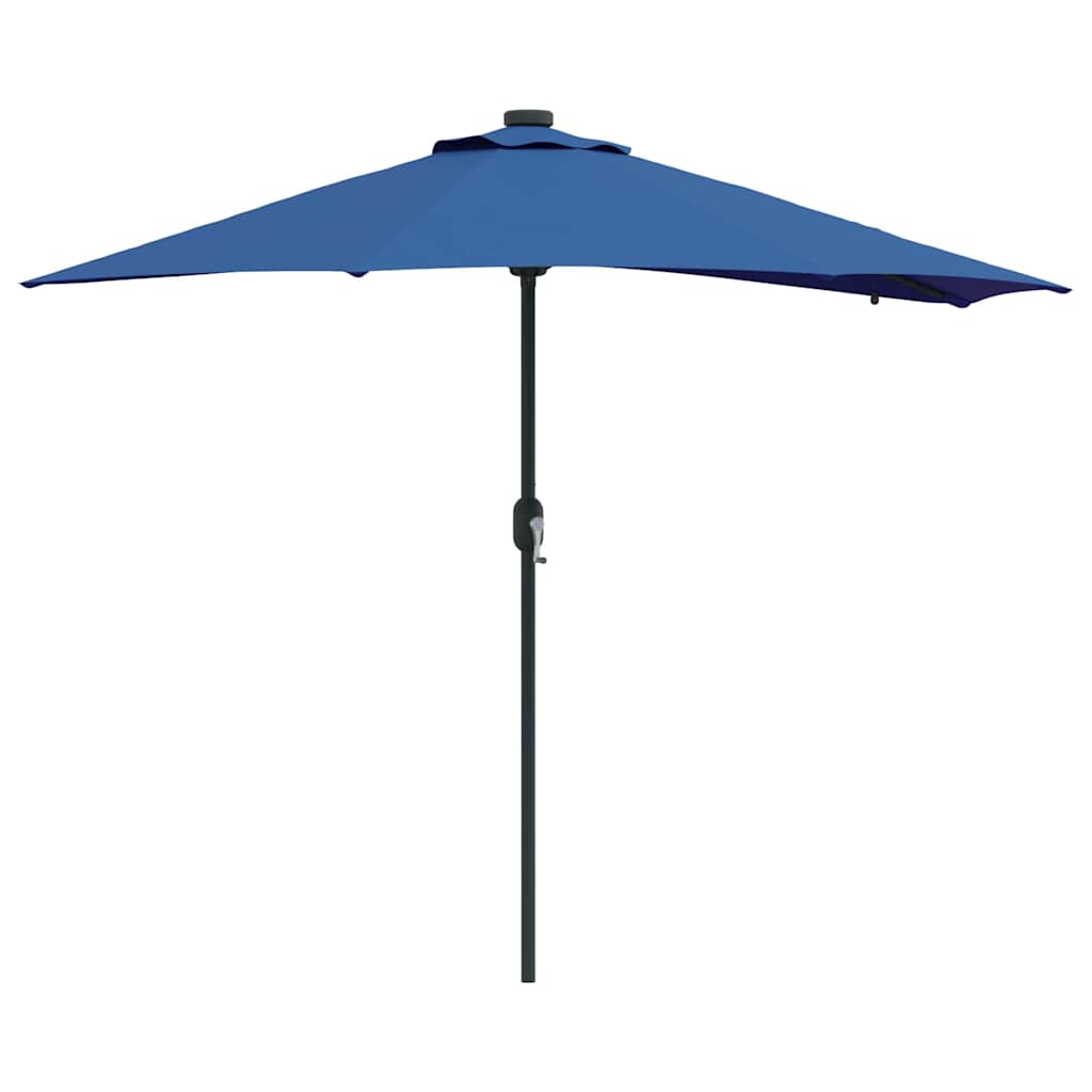 Sodo skėtis Azurblau 294 x 150 x 223 cm Poliesteris ir plienas