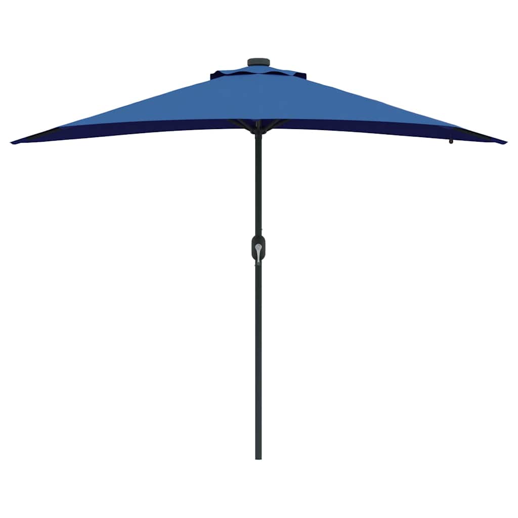 Sodo skėtis Azurblau 294 x 150 x 223 cm Poliesteris ir plienas