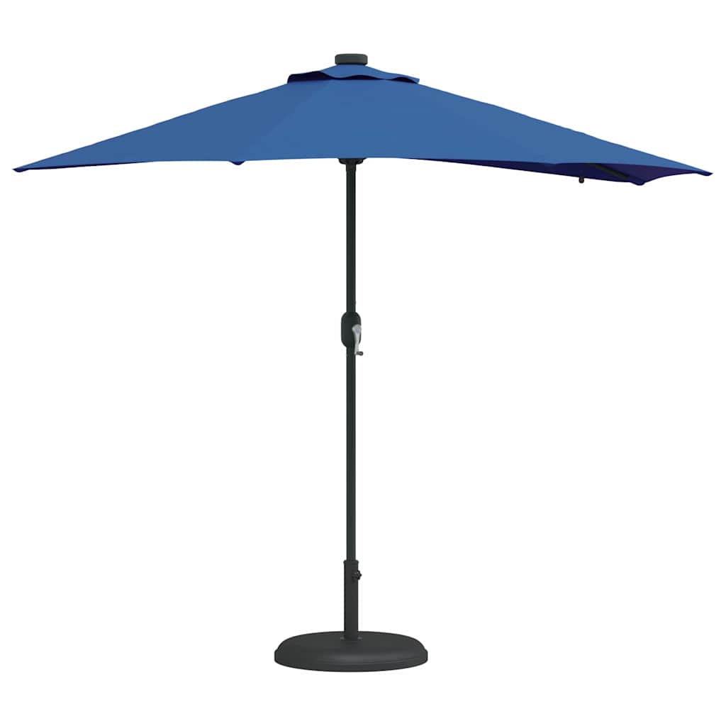 Sodo skėtis Azurblau 294 x 150 x 223 cm Poliesteris ir plienas