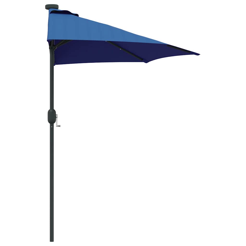 Sodo skėtis Azurblau 294 x 150 x 223 cm Poliesteris ir plienas