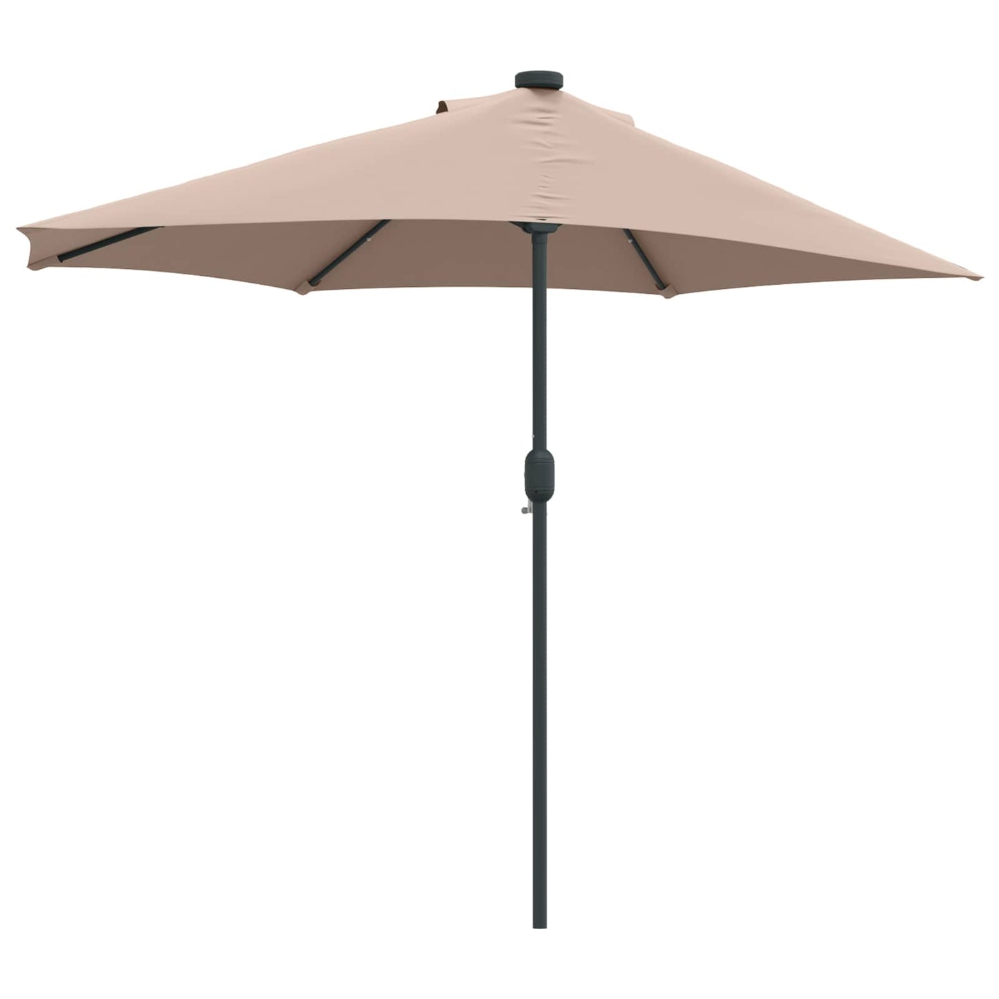 Sodo skėtis Taupe 294 x 150 x 224 cm Poliesteris ir plienas