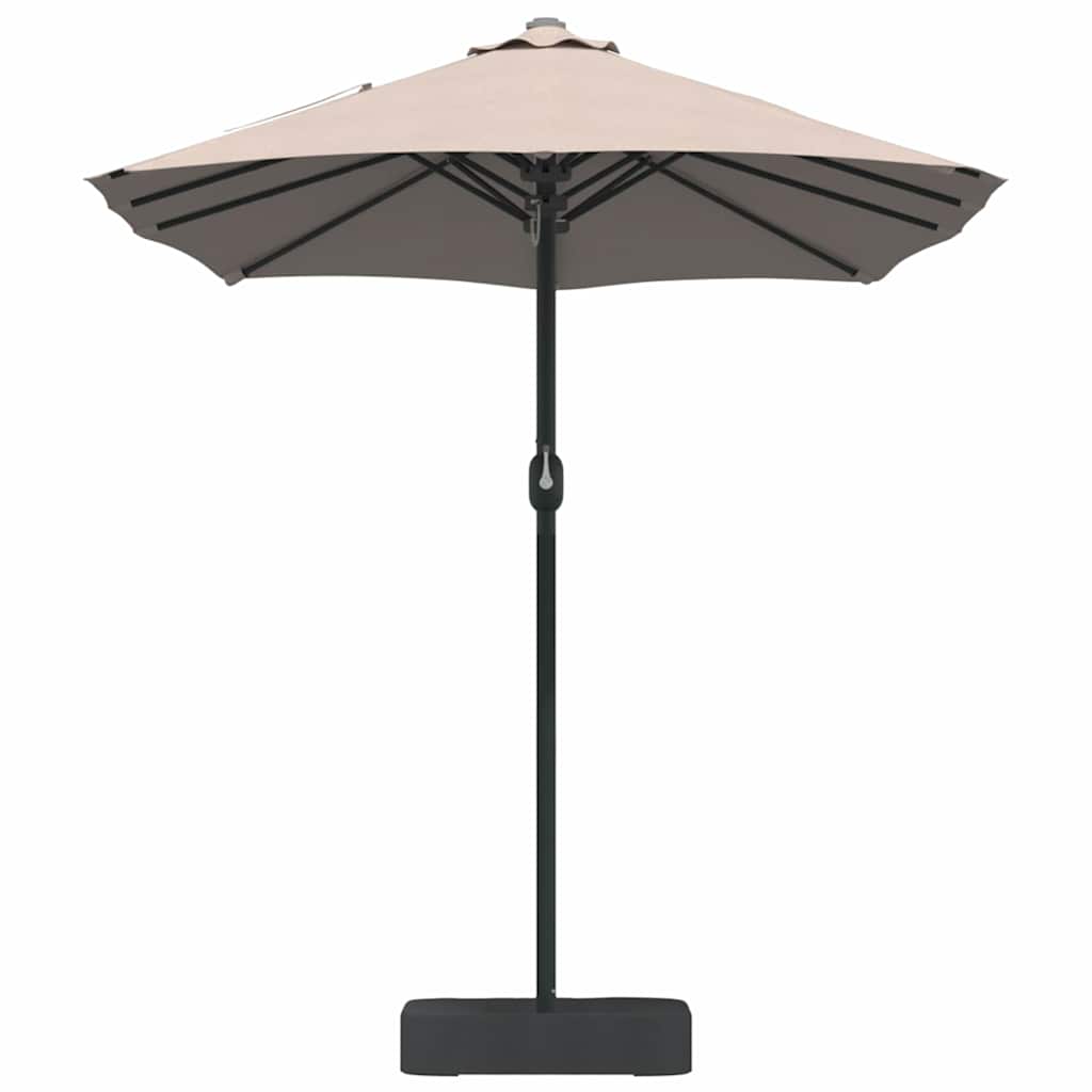 Sodo skėtis Taupe 385 x 209 x 244 cm Poliesteris ir plienas